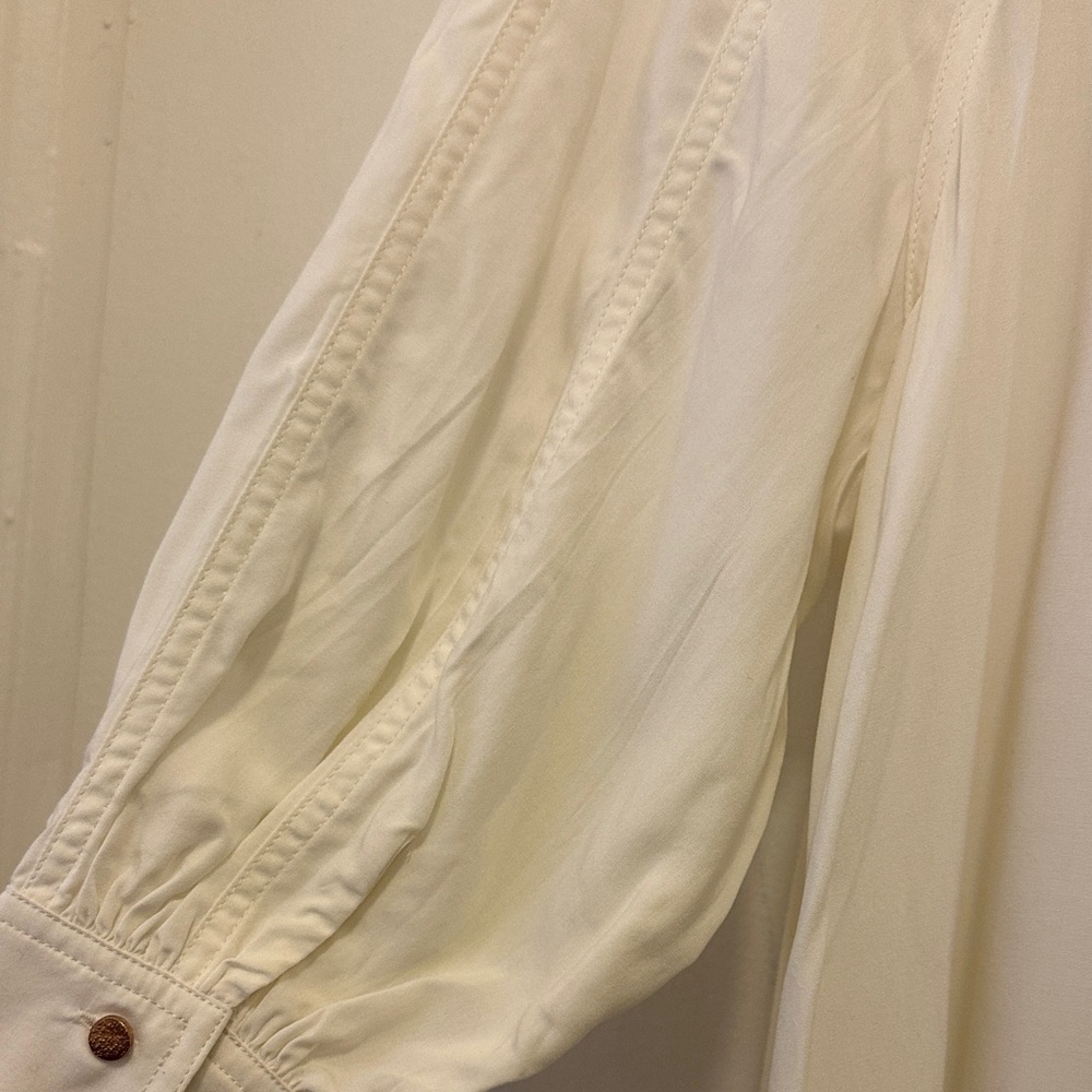 Zimmermann Cream Button-Up Blouse - Picture 14 of 15